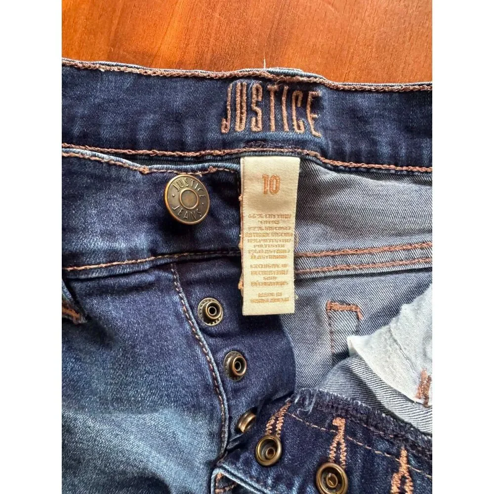 Justice Denim Shorts - Size 10